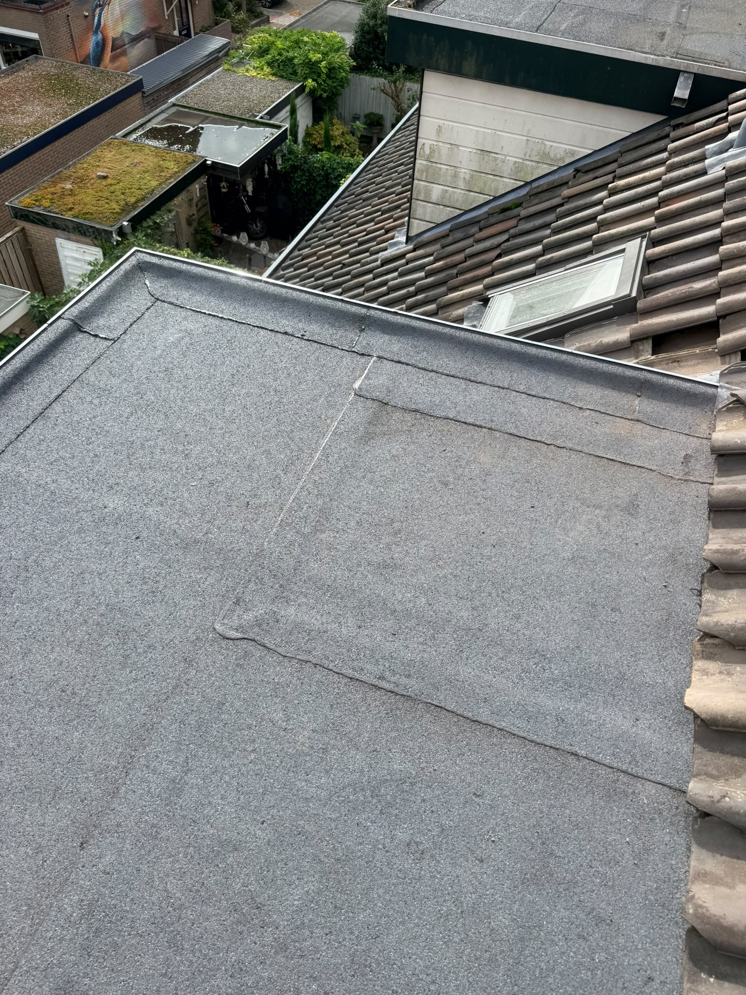 project dakkapel Barendrecht, bitumen dakbedekking